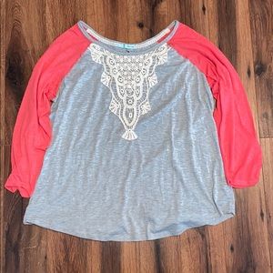 Maurices 3/4 sleeve shirt
